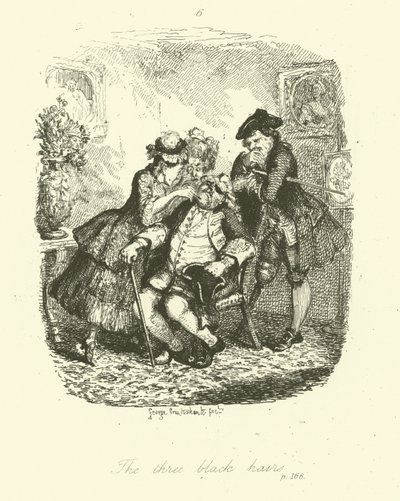 Illustration til Peregrine Pickle af Tobias Smollett af after George Cruikshank