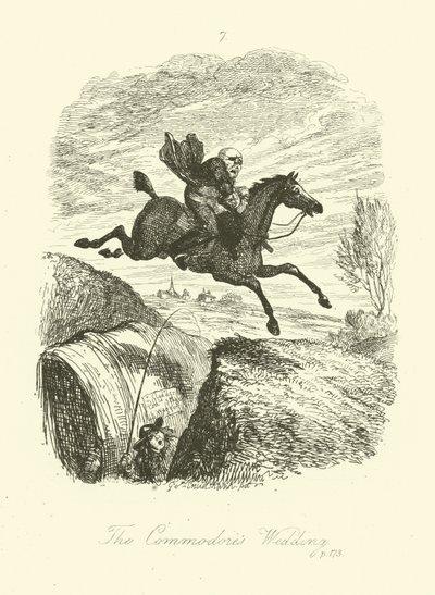 Illustration til Peregrine Pickle af Tobias Smollett af after George Cruikshank