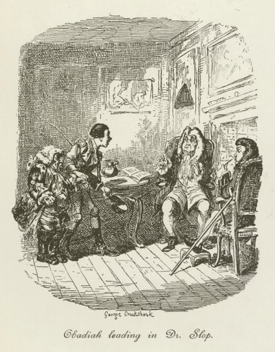 Illustration til Tristram Shandy af after George Cruikshank