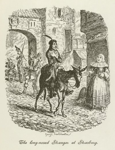 Illustration til Tristram Shandy af after George Cruikshank