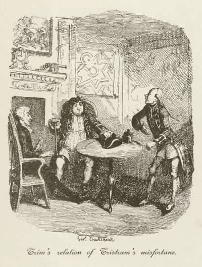 Illustration til Tristram Shandy af after George Cruikshank