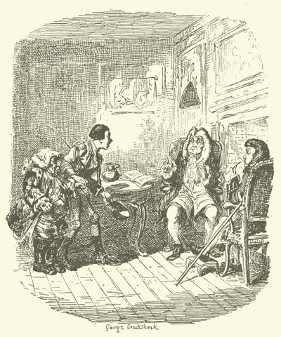 Illustration til Tristram Shandy af after George Cruikshank