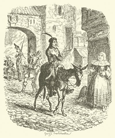 Illustration til Tristram Shandy af after George Cruikshank