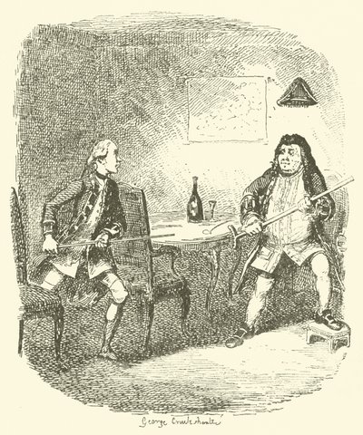Illustration til Tristram Shandy af after George Cruikshank