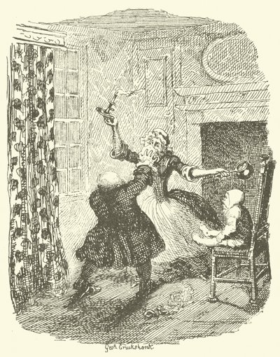 Illustration til Tristram Shandy af after George Cruikshank