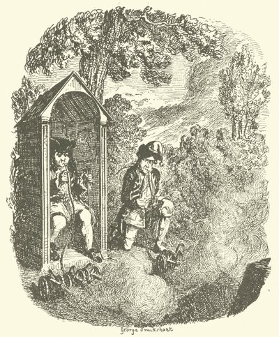 Illustration til Tristram Shandy af after George Cruikshank