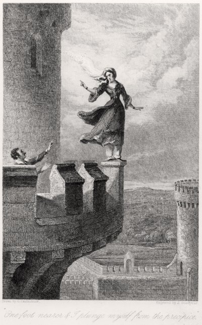 Rebecca, fra Ivanhoe af Walter Scott (1771-1832) af after George Cruikshank