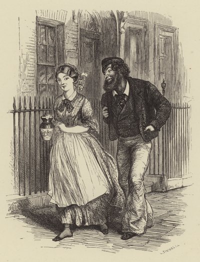 W M Thackerays ballade om Eliza Davis af after George Housman Thomas