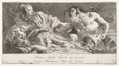 Venedig modtager Neptuns hyldest af after Giovanni Battista Tiepolo Giovanni Domenico Tiepolo