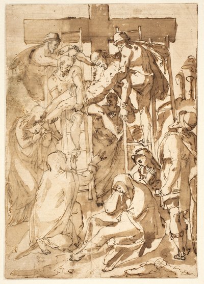 Deponeringen af after Girolamo Muziano