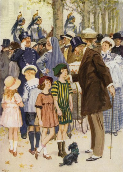 En gade i Paris af after Gordon Frederick Browne