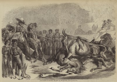 Tyrekamp ved Bayonne, Picadores slag af Gustave after Dore