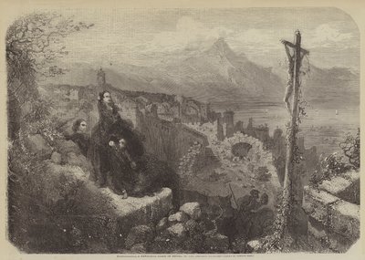 Fuentarabia, et yndet feriested for kejserinde Eugenie af Gustave after Dore