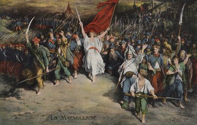 La Marseillaise, 1870 af Gustave after Dore