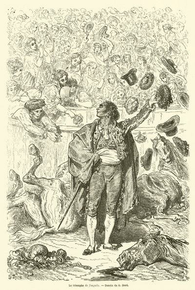 Lespadas triumf af Gustave after Dore