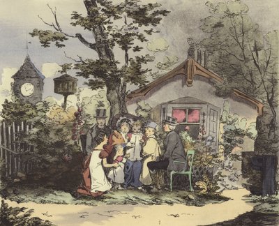 En minister og hans familie af after Henri Bonaventure Monnier