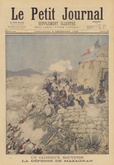 Et herligt minde. Forsvaret af Mazagran af after Henri Meyer