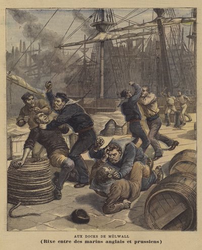 I Millwall Docks af after Henri Meyer