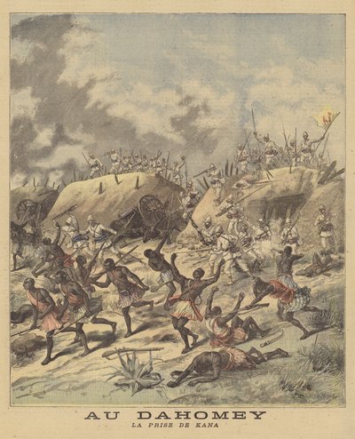 Erobringen af Cana af franskmændene, Dahomey af after Henri Meyer