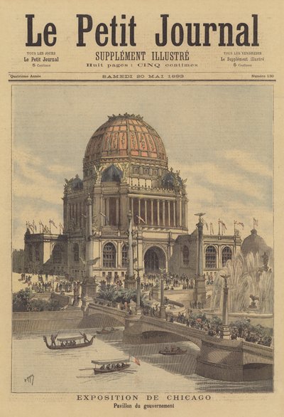 Chicago verdensudstilling i 1893 af after Henri Meyer
