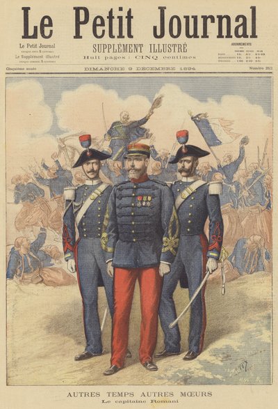 Forskellige tider, forskellige manerer. Kaptajn Romani af after Henri Meyer