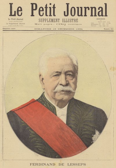 Ferdinand de Lesseps af after Henri Meyer