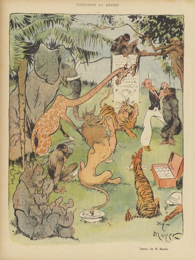 Illustration til Le Rire af after Henri Meyer