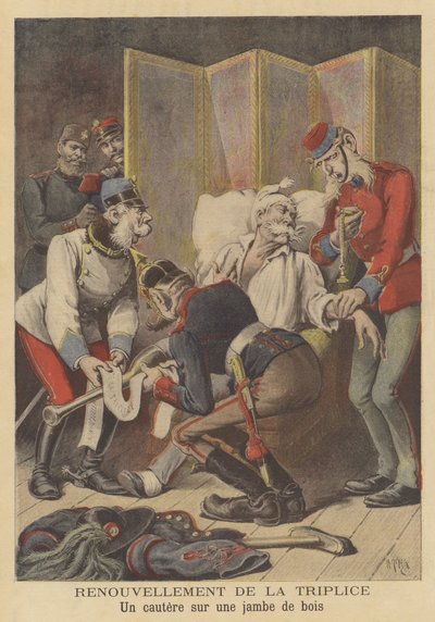 Fornyelse af Triple Alliance af after Henri Meyer