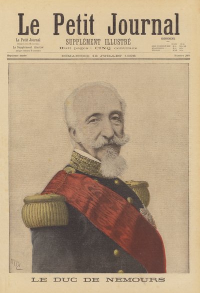 Hertugen af Nemours af after Henri Meyer