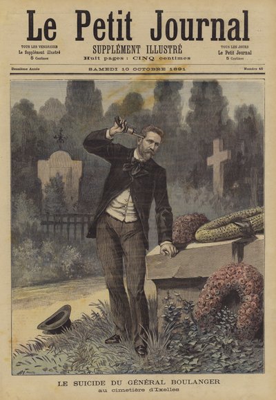 General Boulangers selvmord af after Henri Meyer