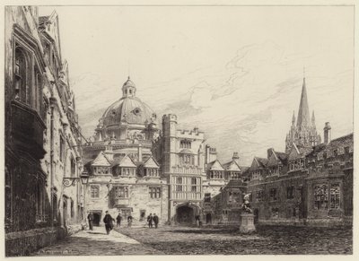 Brasenose College af after Henri Toussaint