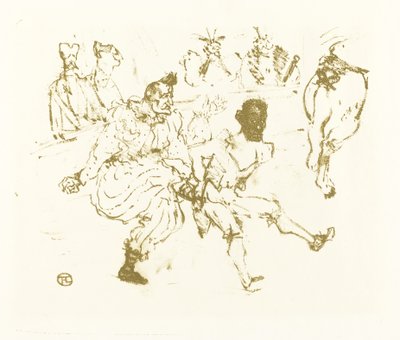 Footit og Chocolat (Footit et Chocolat) af after Henri de Toulouse Lautrec