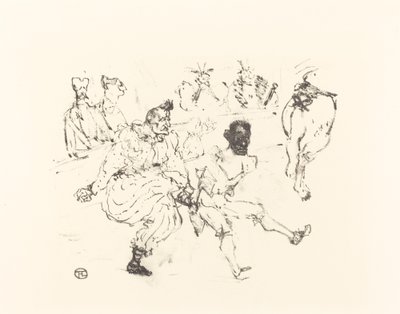 Footit og Chocolat (Footit et Chocolat) af after Henri de Toulouse Lautrec
