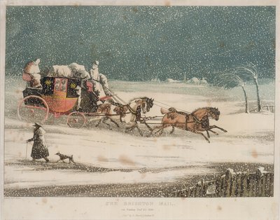 Brighton Mail, 1836 af after Henry Thomas Alken