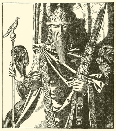 Kong Mark af Cornwall af after Howard Pyle