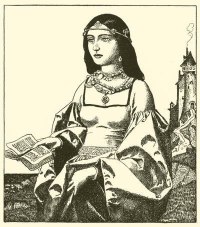 Lady Belle Isoult af after Howard Pyle