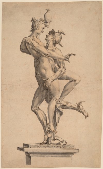 Merkur bortfører psyke af after Jan Muller Michael Philip I