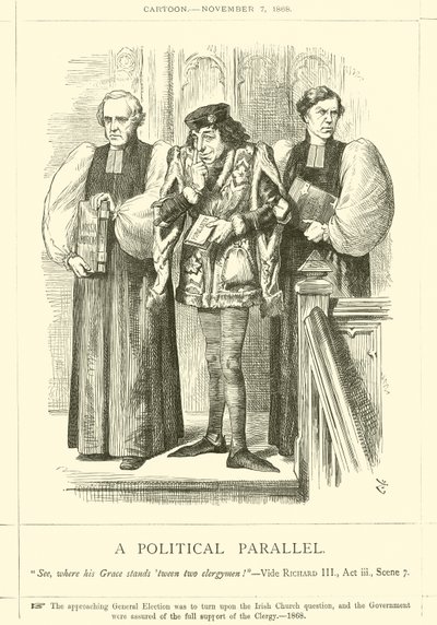 En politisk parallel af after John Tenniel