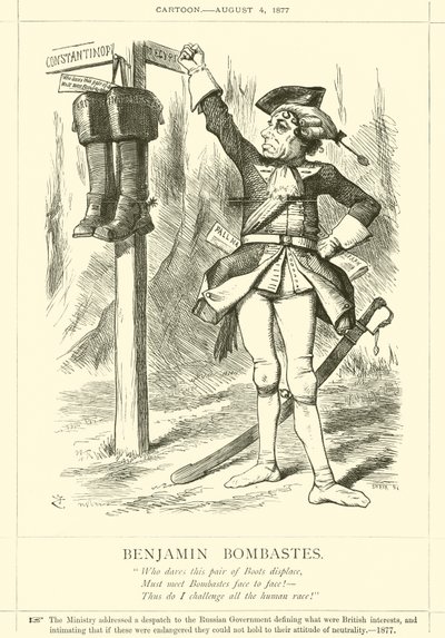 Benjamin Bombastes af after John Tenniel