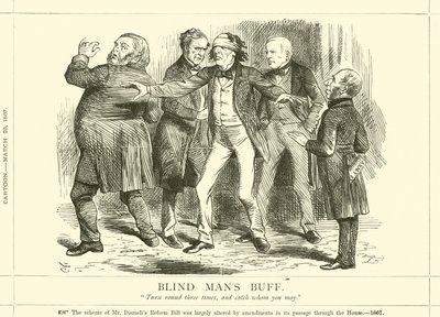 Blind Mans Buff af after John Tenniel