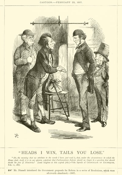 Plat jeg vinder, krone du taber af after John Tenniel