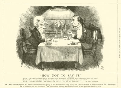 Hvordan siger man det ikke af after John Tenniel