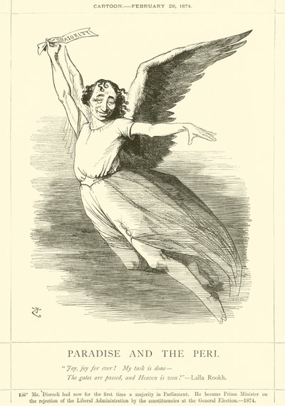 Paradis og Peri af after John Tenniel