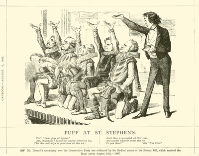 Puff ved St Stephens af after John Tenniel
