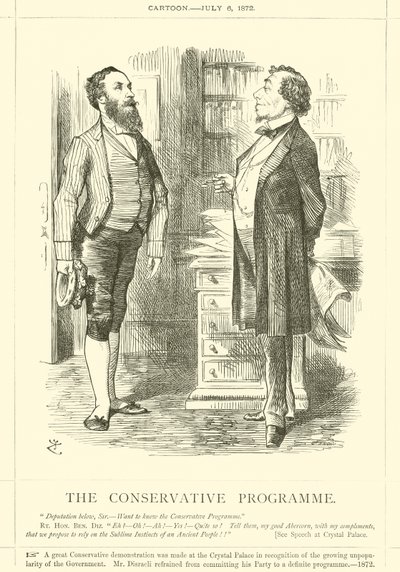 Det konservative program af after John Tenniel