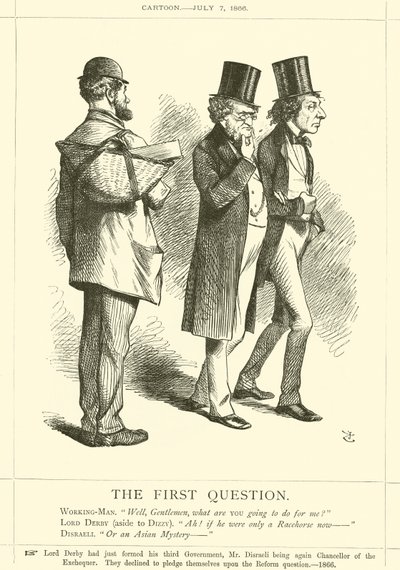 Det første spørgsmål af after John Tenniel