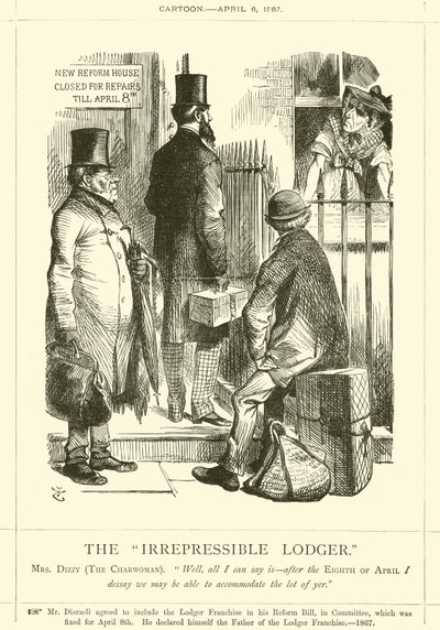 Den ukuelige logerende af after John Tenniel