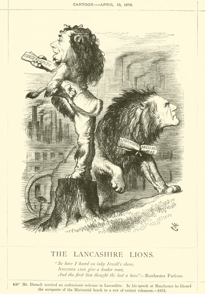 Lancashire Lions af after John Tenniel