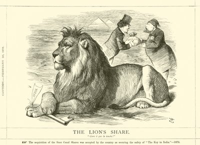 Lions deler af after John Tenniel