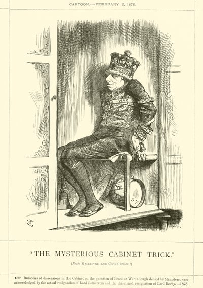 Det mystiske kabinettrick af after John Tenniel